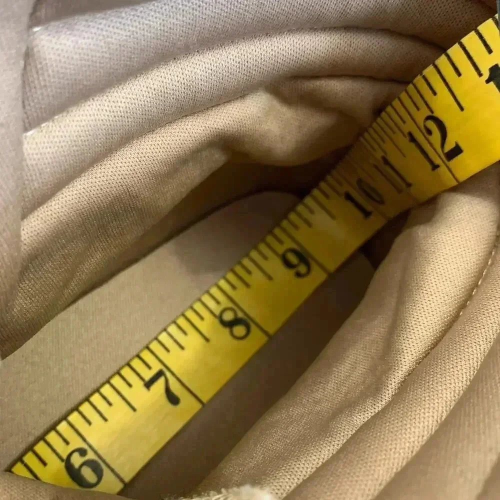 MIA Ace Canvas Lace Up High Top Sneakers Ankle Shoes Women Size 8M Sand Lug Sole - Picture 13 of 15